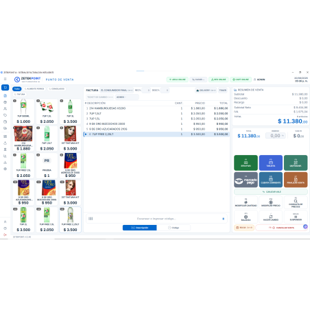 Software ZETEKPOINT IA de facturación electrónica ARCA y punto de venta para Windows, de pago único sin abono mensual