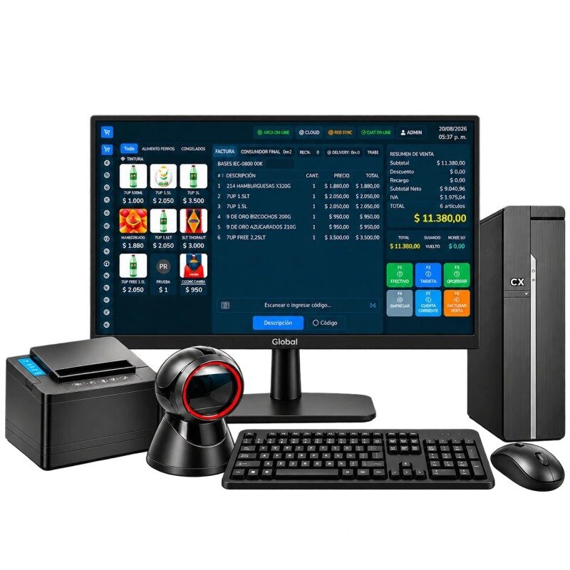 Combo Punto de Venta ZETEKPOINT IA PRO | Facturación ARCA