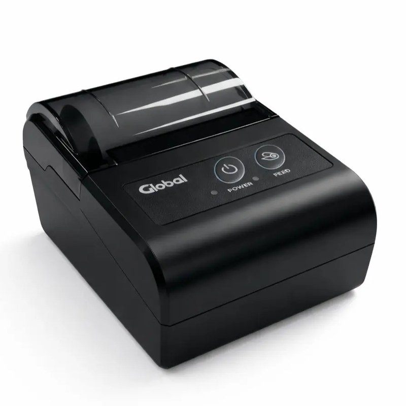 Impresora térmica Global 58 mm: ancho de impresión 48 mm, compatible con Windows y Linux