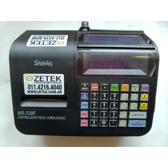 SAM4S ER330F  Controlador Fiscal Nueva Tecnología