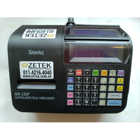 SAM4S ER330F  Controlador Fiscal Nueva Tecnología
