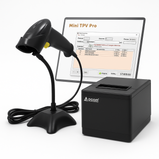 Combo Software Factura electrónica con Impresora y Escáner