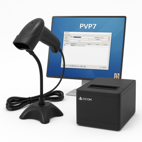 Combo Punto de Venta Plus | Factura Electrónica + Comandera Ocom + Escáner Láser– ZETEk
