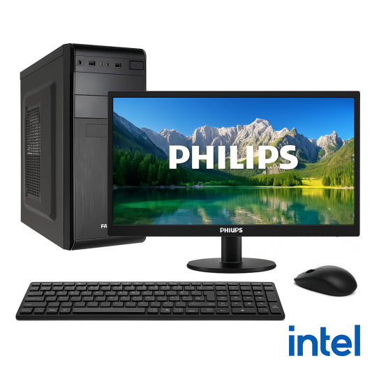 Kit Punto de Venta Computadora potente Intel G4500 con Monitor 19"