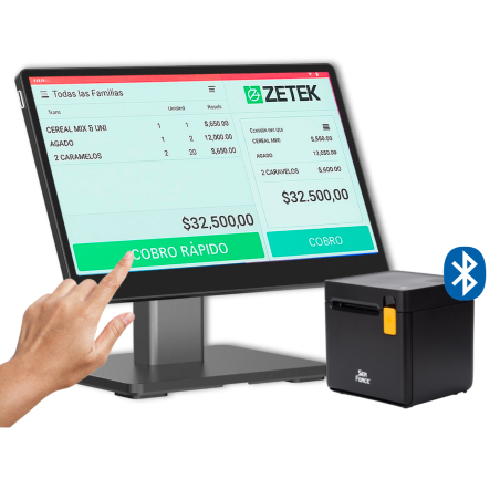 Combo Swan 2 + POSBerry + Serforce TP57BT | Android POS Completo – ZETEK