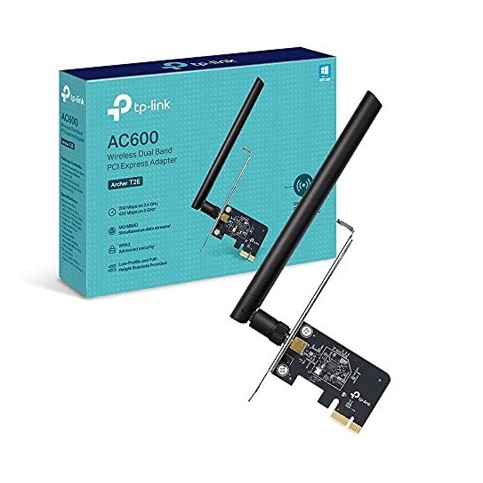 Adaptador Wi-Fi Archer T2E AC600 PCIe de doble banda