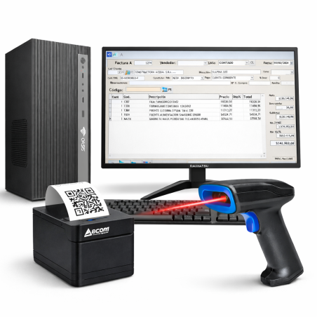 Combo Solución Total PC con Factura Electrónica, Scanner e Impresora