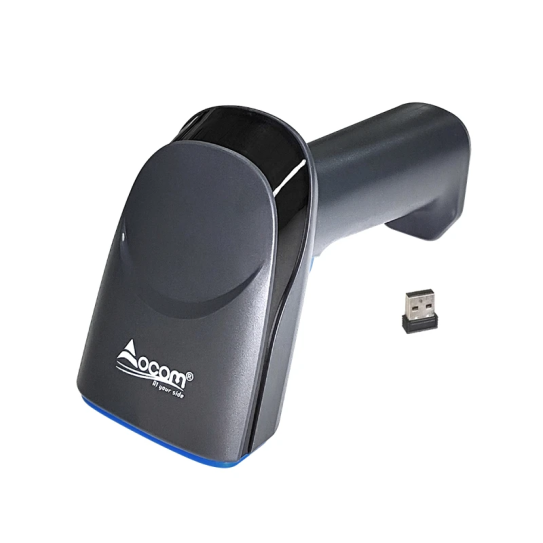 Lector Código de Barras OCOM OCBS-W288 Inalámbrico 1D/2D USB para Punto de Venta