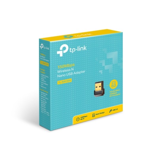 TP-Link TL-WN725N Nano Adaptador WiFi USB 150Mbps