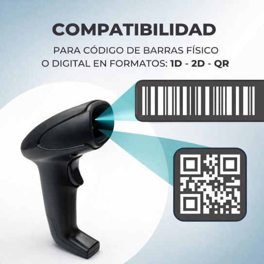 Lector de Código de Barras y QR 2D USB Global BS-2DQRUSB