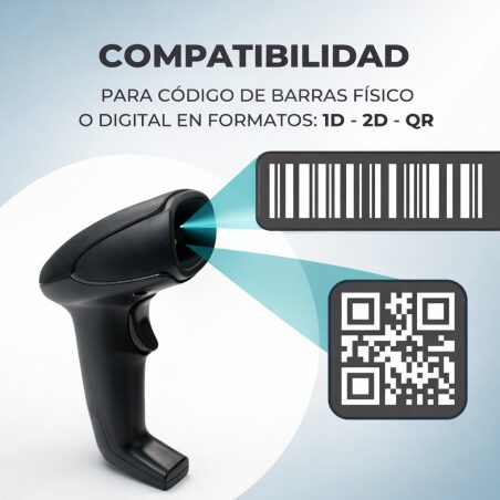 Lector de Código de Barras y QR 2D USB Global BS-2DQRUSB