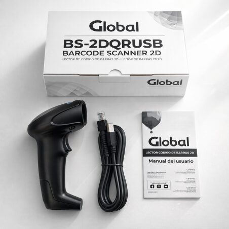 Lector de Código de Barras y QR 2D USB (BS-2DQRUSB