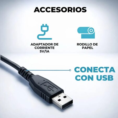Impresora Global TP-POS58-USB 58mm para tickets y comprobantes