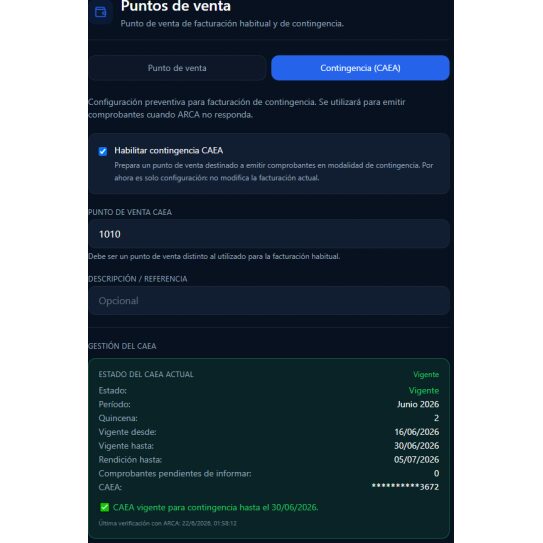 ZETEKPOINT | Sistema de Facturación ARCA Sin Abono Mensual