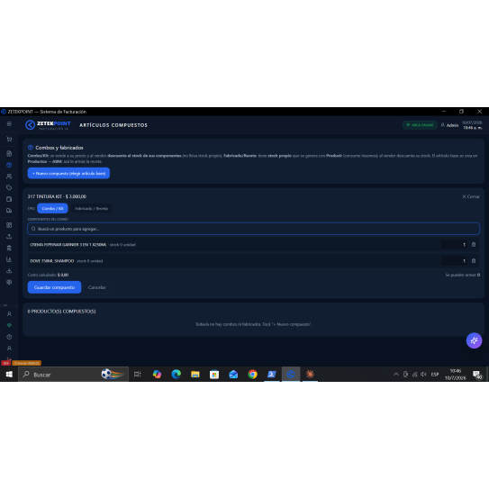 Software ZETEKPOINT IA de facturación electrónica ARCA y punto de venta para Windows, de pago único sin abono mensual