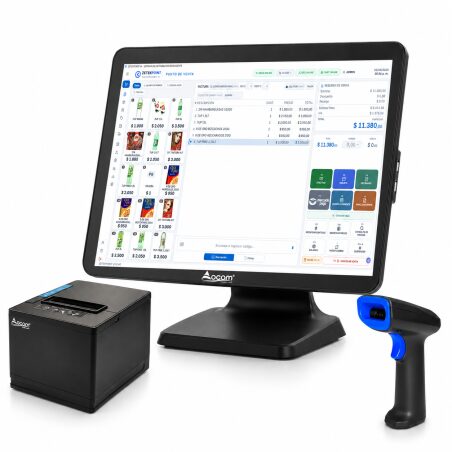 Combo POS Touch Intel J6412 + Factura Electrónica ZETEKPOINT IA