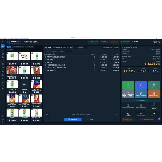 Combo Punto de Venta ZETEKPOINT IA PRO | Facturación ARCA